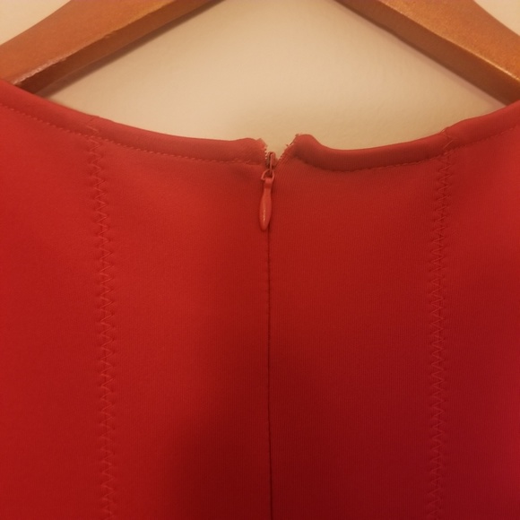 Red A-line Dress - Picture 3 of 5